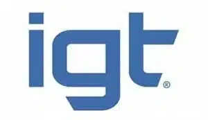 IGT logo in blue